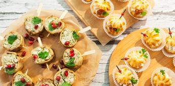 Фуршет с горячими закусками на 17 персон