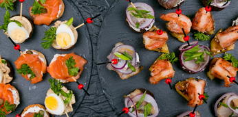 Люксовое праздничное фуршетное меню на 35-40 персон