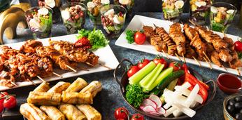 Доставка блюд и напитков на 28 персон