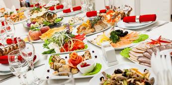 Банкет с обслуживанием на 15 персон