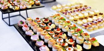 Закуски с десертом 13 персон