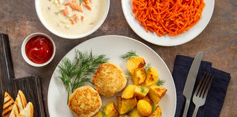 Бизнес-ланч оригинальный на 30 персон