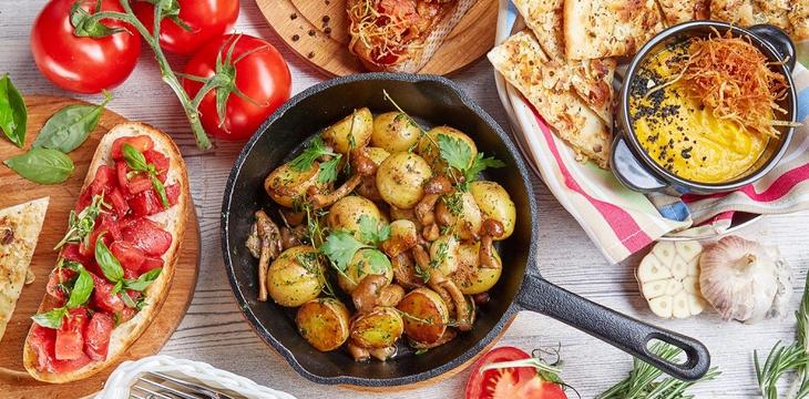 Постный сет на 10 персон с горячими блюдами в Москве