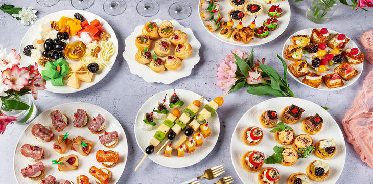 Заказать Фуршетное премиум меню на 10-15 персон в Москве