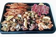 Сет морепродуктов на планче, на 8-10 персон
