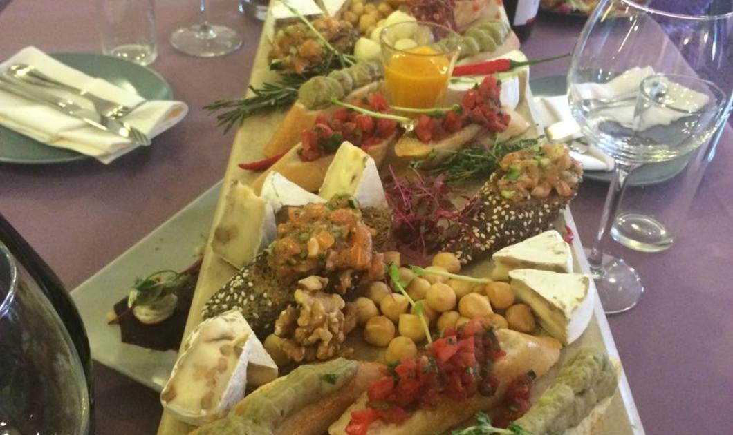 День Рождения Ольги. Антипасти с брустетами Best Friend catering
