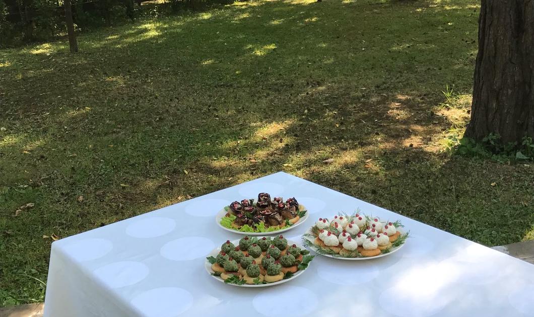 Свадебный банкет на 100 человек. CanaPépe catering
