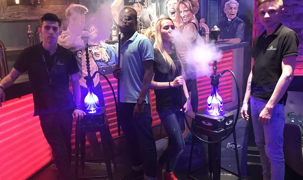 Наши ребята, на мероприятии посвященному День Рождению, 100чел. SmokySmoke